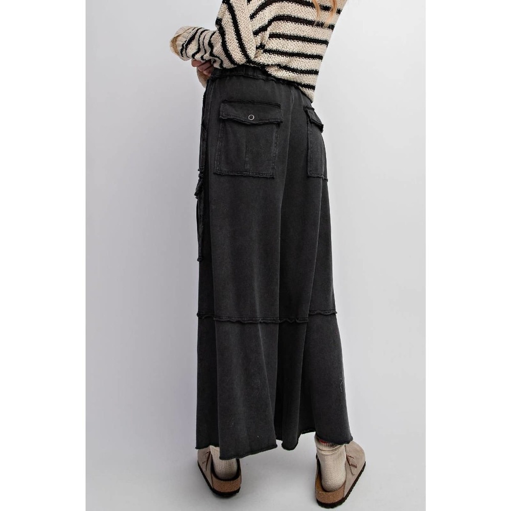 Utility Mineral Washed Cargo Pants - Wide Leg - Picture 5 of 5